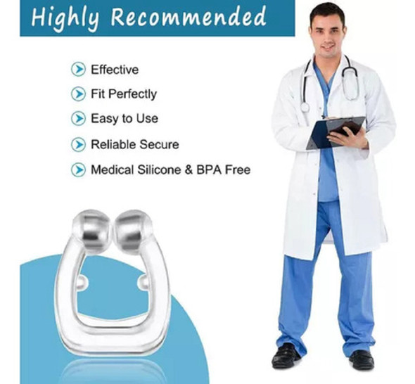 Antironquido Unisex Magneticos Nasal + Estuche Libre De Bpa 1 Antironquido Unisex Magneticos Nasal + Estuche Libre De Bpa 1