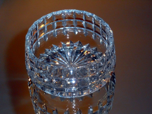 Ensaladera Individual De Cristal Talla Esmeralda C47 0