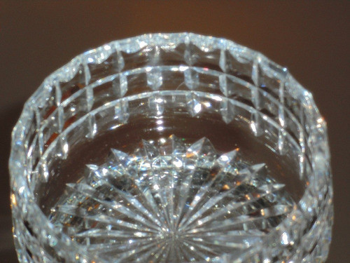 Ensaladera Individual De Cristal Talla Esmeralda C47 1