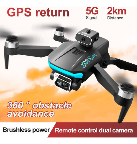 Dron S132 Con Camara Para Adultos 4k 1080p Hd Dron Plegable 1
