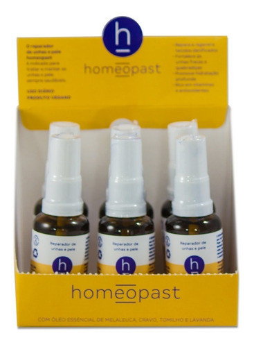 Kit Homeopast Reparador De Unha-30ml 0