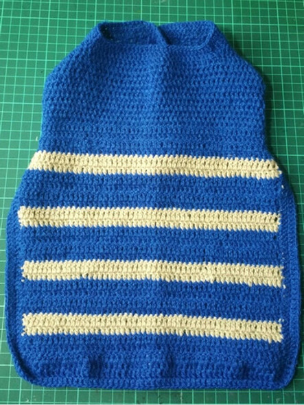 Capa Buzo De Lana Abrigada Para Perros. Ajuste Con Botones. 1