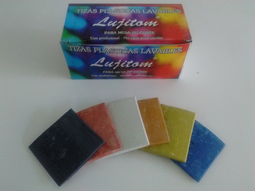 Tizas Plasticas  X 25 Unidades Blanco Y Colores Surtidos 1