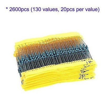 Set De Resistencias De Película Metálica Kit Resistencia Sur 0