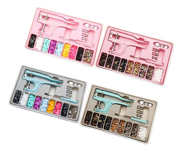 Kit Pinza Con  100  Broches De Metal Y Plastico Lona, Cuero 0