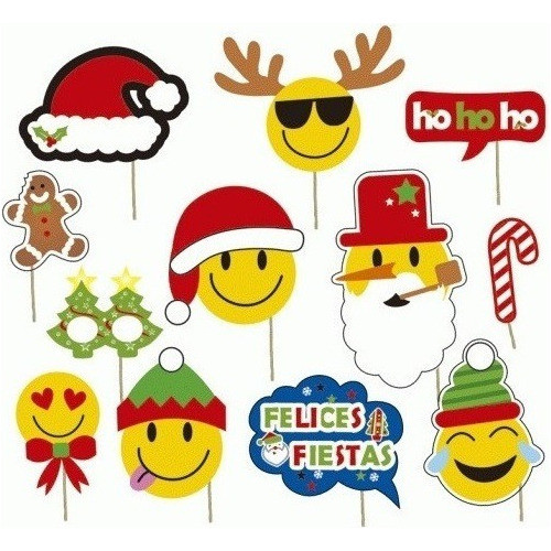 Set Para Fotos Props Felicidades Navidad Fiesta Cotillon 0