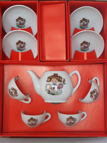 Antiguo Set De Te En Miniatura Porcelana - Nuevo Japon 1975 1