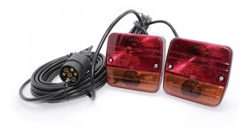 Farol Trasero Trailer Zorra  Por Juego Con Cable 0