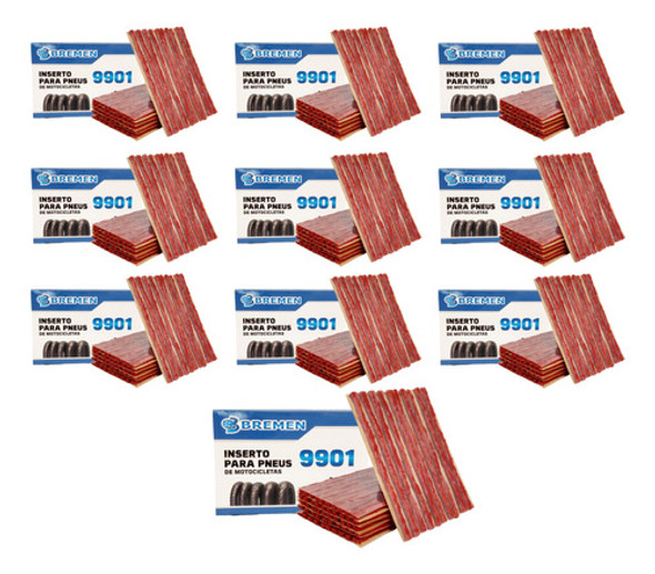 Refil Pneu Moto Remendo Macarrão Bremen Caixa 60 Pçs (10 Cx) 1 Refil Pneu Moto Remendo Macarrão Bremen Caixa 60 Pçs (10 Cx) 1