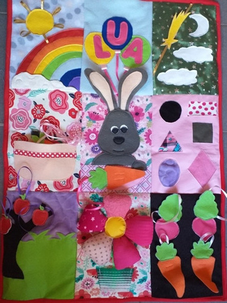 Manta Sensorial Didactica Para Niños Y Bebes. 1