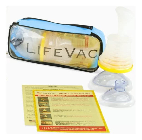 Lifevac Kit De Viaje Azul - Dispositivo De Rescate De Asfix. 0