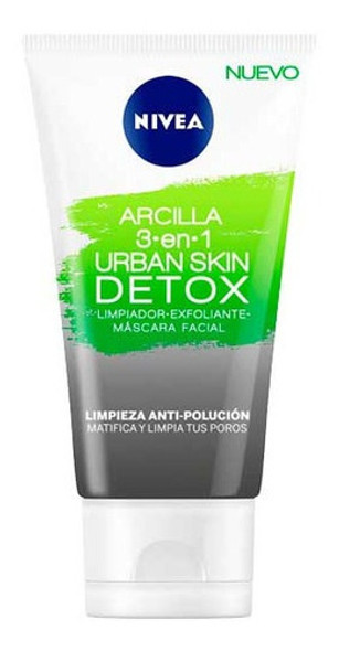 Nivea Mascara Arcilla 3en1 150 0