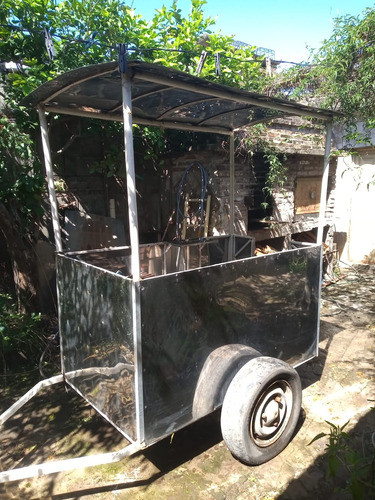 Carrito Multiuso Con Parrila Incorporada Listo Para 0