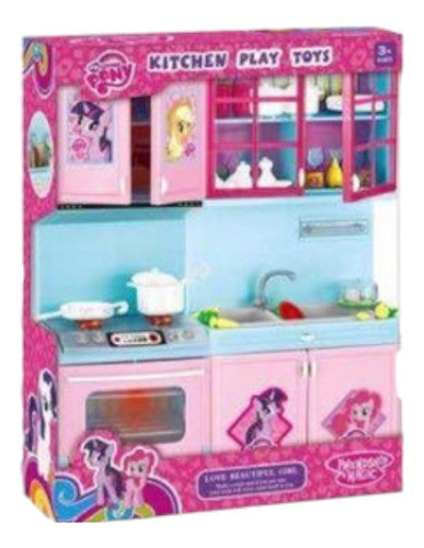 Playset Cocina Accesorios Casita De Muñecas Muebles 0