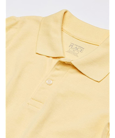 ~? The Children's Place Boys Long Sleeve Polo Shirt, New Yel 1