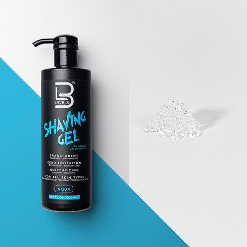 Gel De Afeitar Level 3 Transparente  Aqua X500 Ml 1