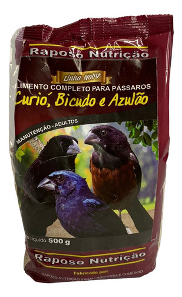 Ração Pássaro Curió E Bicudo 2,5kg Raposo Nutrição U04 1