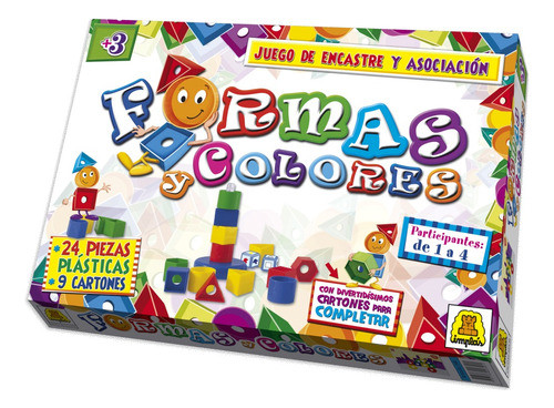 Juego Mesa Formas Y Colores Implas Casa Valente 0