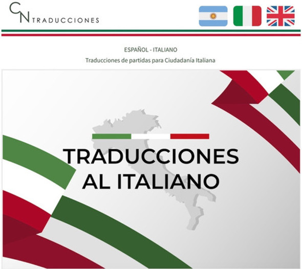 Traducción Partidas Nacimiento Al Italiano Ciudadanía 0