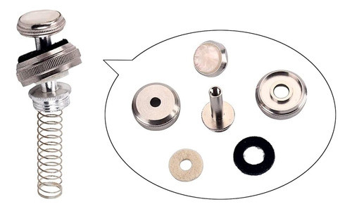 Tuoren 1set Kit De Reparación De Trompeta Válvula De Trompet 1