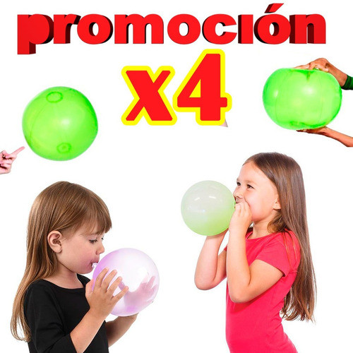 Globo Reutilizable Promo X4 Brilla En La Oscuridad Oferta X4 1