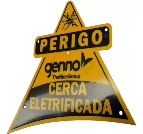 Placa Cuidad Cerca Elétrica 10pç Facil Instalação Genno Nice 1