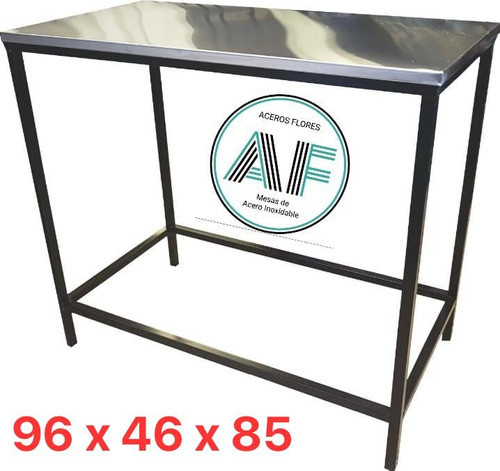 Mesa De Acero Inoxidable 96x46x85 0