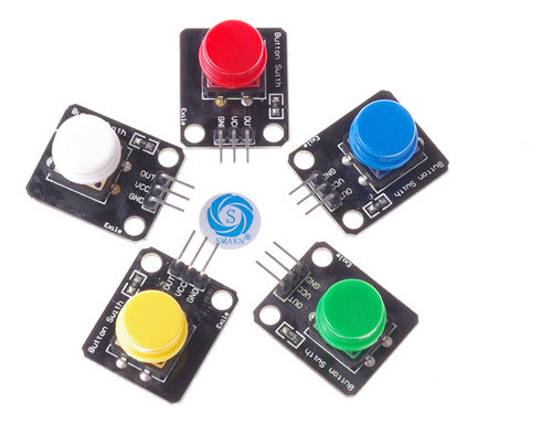 Modulo De Boton De Color De Boton Grande Smakn® Para Paquete 1