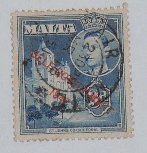 Selo Antigo Malta  - St Johns Co Cathedral  -  1947 0