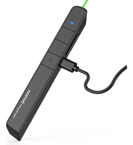 Presentador Inalámbrico Usb Recargable Con Luz Verde Para La 0