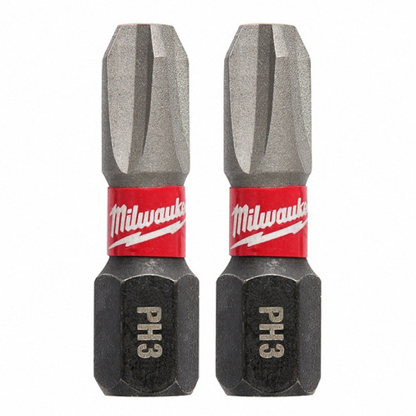 Set 2 Puntas Impacto Ph3 Corta Milwaukee 4832-4413 0