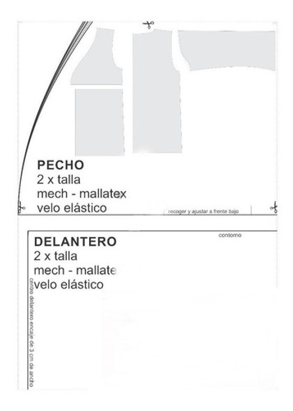 Patrones Moldes Baby Doll Lenceria Imprimible 3xl 1