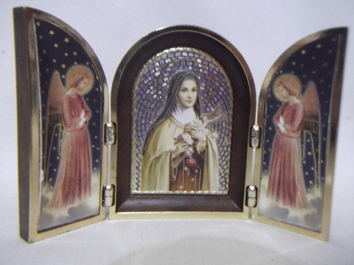 B. Antigo - Capelinha Sacra Com Imagem Sta. Therezinha Cst1 1