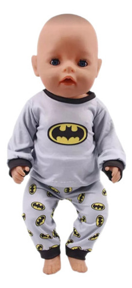 Ropita De Muñeca Bebé Bebotes Otros Muñecos Disfraz Batman 1 Ropita De Muñeca Bebé Bebotes Otros Muñecos Disfraz Batman 1