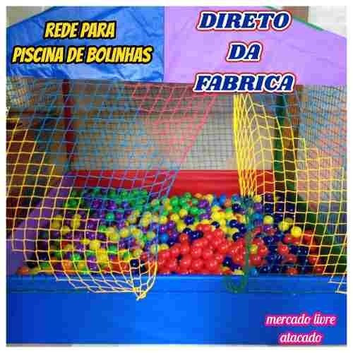 Rede+toldo(teto)para Piscina De Bolinhas 1.50x1.50mts+brinde 0