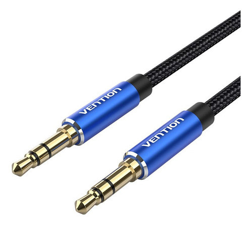 Cable De Audio Aux Jack 3.5mm Macho A Macho 2m Azul Vention 0