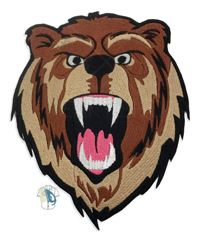 Parche Bordado, Ideal Regalo Tigre De 10 Cm Termoadhesivo 0