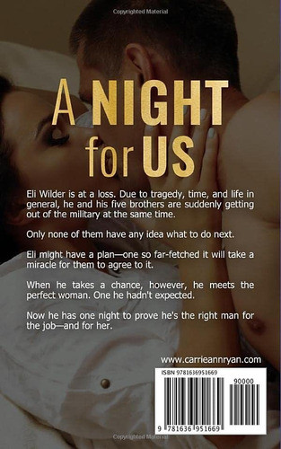 Book : A Night For Us A Prequel In The Wilder Brothers... 1