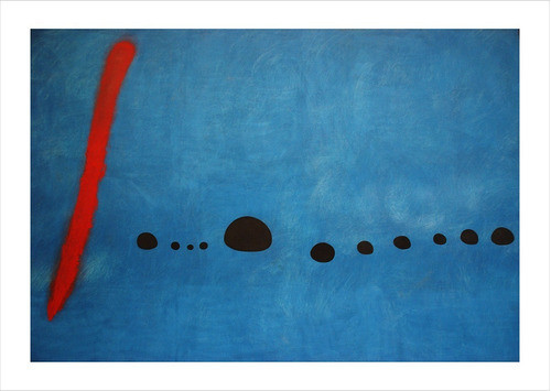 Lamina Fine Art Blue Ii Joan Miro 90x65 Myc 0