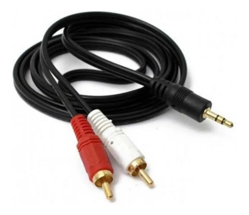 Cable Adaptador Mini Plug 3,5mm A 2 Rca Macho 1,50 Metros... 0