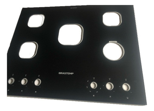Mesa Vidro Fogão Brastemp Piso 5 Bocas Bfs5vceuna20 Original 1