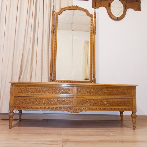 Soberbia Comoda Toilette Francesa Luis Xvi Tallada Mirala 0
