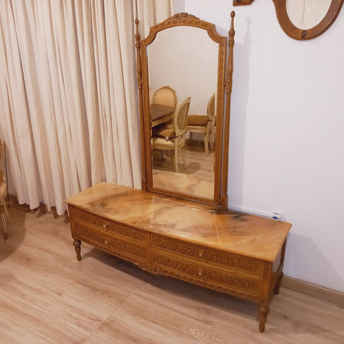 Soberbia Comoda Toilette Francesa Luis Xvi Tallada Mirala 1