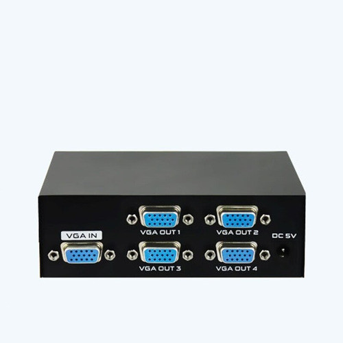 Splitter Vga 1x4 C/fuente Repartidor Activo 200mhz 1920x1440 0