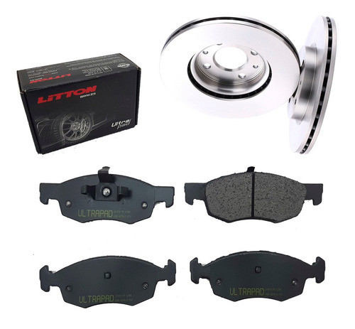 Kit Discos Y Pastillas Fiat Punto 1.8 Delantero (c) 0