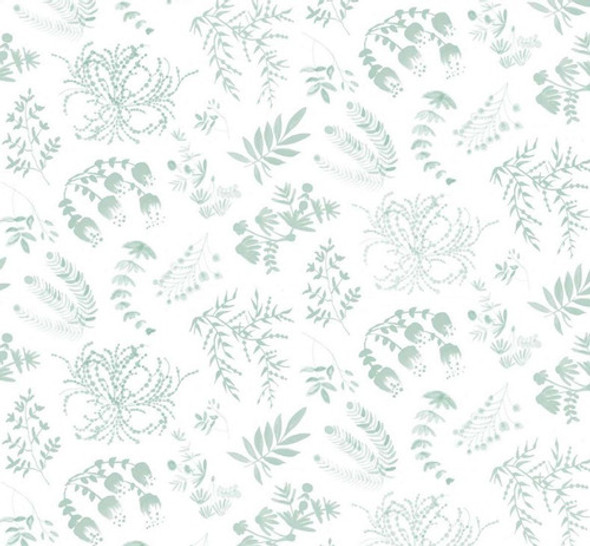 Empapelado Vinilico 56202 Capsula Hojas Verde Lavable 1