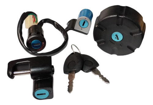 Kit Llave Contacto Tapa Tanque Ztt 200 Original Bagattini 0
