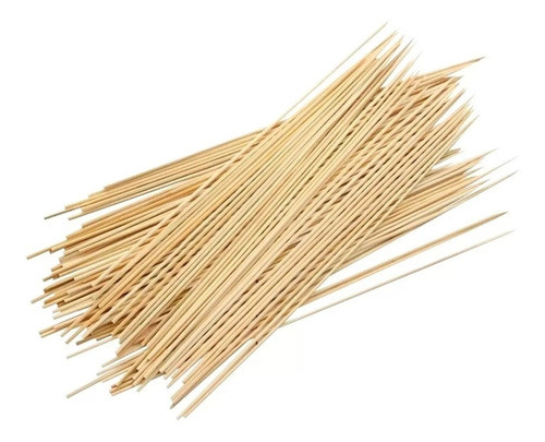 Palito Brochette 15cm X100 Uni Bolsa Amarilla 0