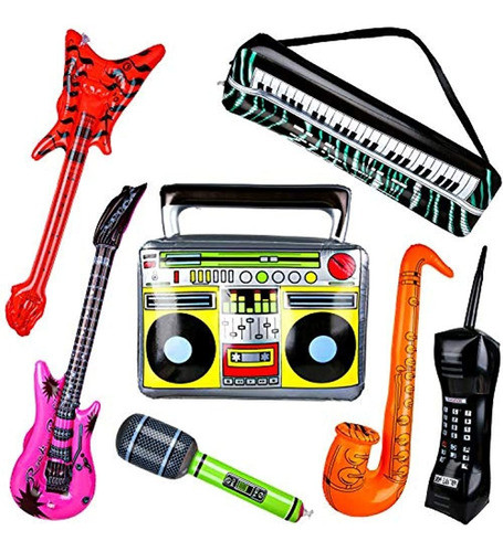 ~?proloso Juego De 7 Piezas De Juguetes Inflables De Estrell 0