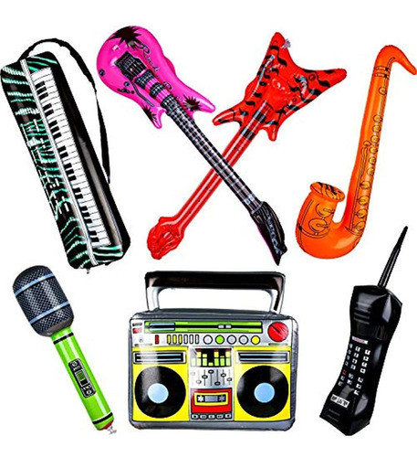 ~?proloso Juego De 7 Piezas De Juguetes Inflables De Estrell 1